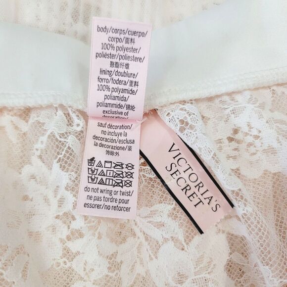 New Victoria's Secret Micro Pleat Sheer Mesh and Lace Skirt in Ballet Pink Small - Picture 11 of 12